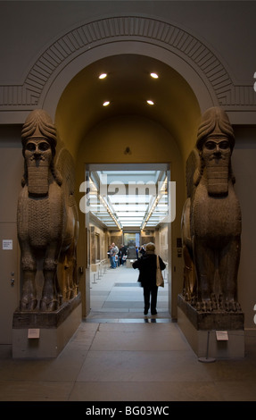 Assyria Nimrud Collection - British Museum - London Stock Photo