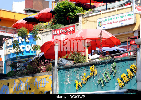 commercial centre, Cunningham Street, Piazza addis ababa ethiopia Stock Photo