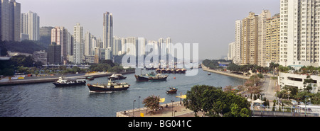 Aberdeen harbour, Hong Kong Stock Photo