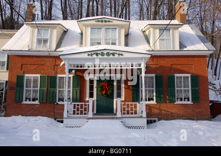 The 1830 Shire Town Inn in Woodstock, Vermont, New England, United States of America, North America Stock Photo