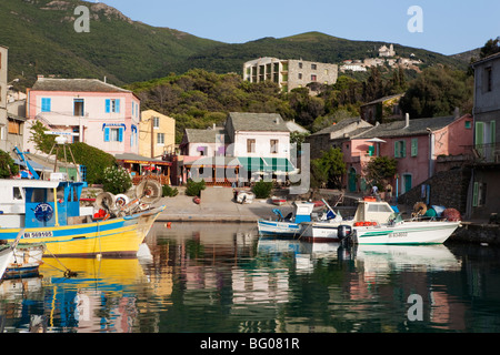 Centuri-Port Harbour Cap Corse Corsica France Stock Photo