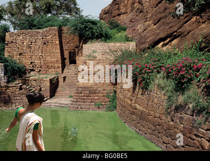 Water Tank in Hampi, Karnataka, India, Asia Stock Photo