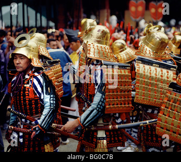 The Samurai Festival at Toshogu Shrine, Nikko, Japan, Asia Stock Photo