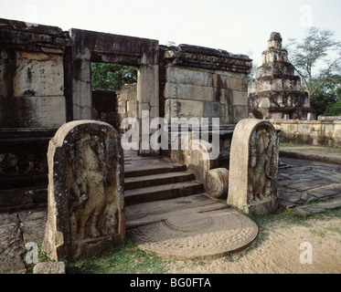 The Vatadage (Hall of the Relic) in Polonnaruwa, UNESCO World Heritage Site, Sri Lanka, Asia Stock Photo