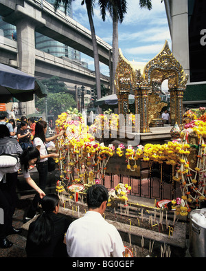 Erawan Shrine in Bangkok, Thailand, Southeast Asia, Asia Stock Photo