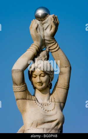 Fisher girl statue, Zhuhai, Guangdong, China, Asia Stock Photo