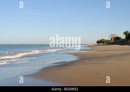 Deserted beach, Sine Saloum Delta, Senegal, West Africa, Africa Stock Photo