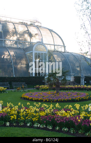 Palm House, Royal Botanic Gardens (Kew Gardens), UNESCO World Heritage Site, Kew, Greater London, England, United Kingdom Stock Photo