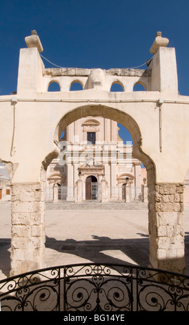 Italy, Sicily, Ragusa, Ispica, Santa Maria maggiore church Stock Photo