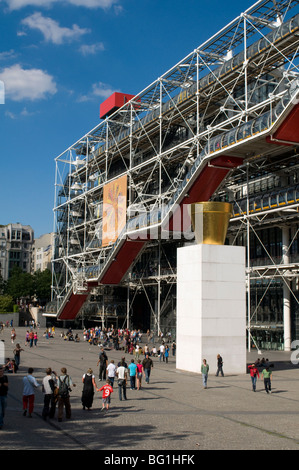 Centre Georges Pompidou, Beaubourg, Paris, France, Europe Stock Photo