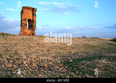 Byzantine church and palace, Qasr ibn Wardan (564), Syria Stock Photo