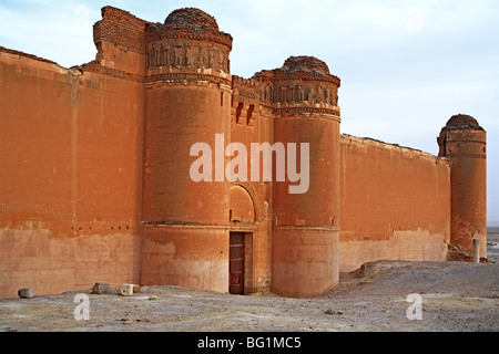 Qasr al-Heer al-Sharqi, palace of Umayyad caliph Hisham ibn Abd al-Malik (724-743), Syria Stock Photo