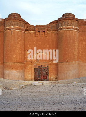 Qasr al-Heer al-Sharqi, palace of Umayyad caliph Hisham ibn Abd al-Malik (724-743), Syria Stock Photo