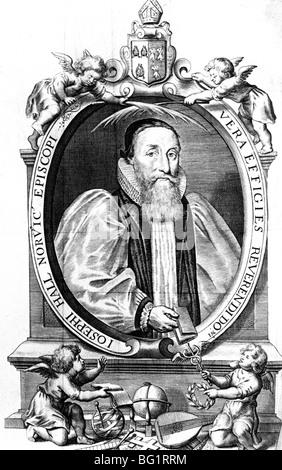 BISHOP  JOSEPH HALL - English prelate and writer (1574-1656) Stock Photo