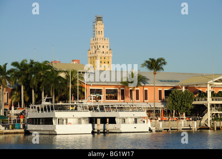 Bayside Marina in Downtown Miami, Florida USA Stock Photo