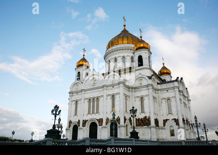 Cathedral of Christ the Saviour, Moscow, Russia, Europe Stock Photo