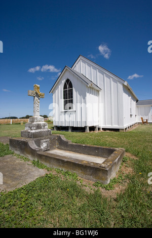 Wheriko Anglican Church, Manawatu, North Island, New Zealand, Pacific Stock Photo