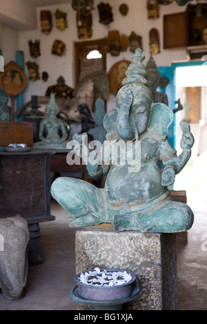 Antique Shop, Hikkaduwa, Sri Lanka Stock Photo