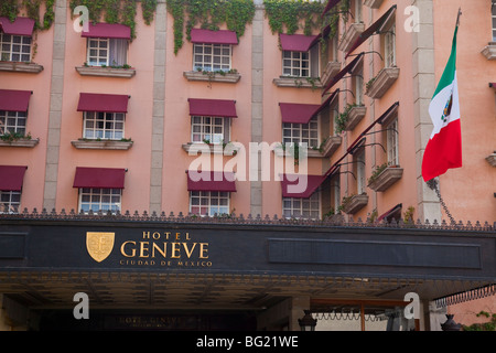 Hotel Geneve in the Zona Rosa in Mexico City Stock Photo