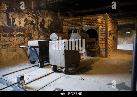 Crematorium in Auschwitz concentration camp, Poland. Stock Photo