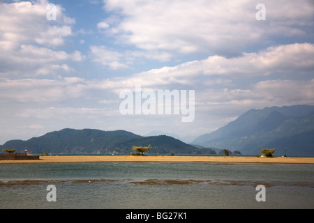 Harrison Lake, Harrison Hot Springs, British Columbia, Canada Stock Photo