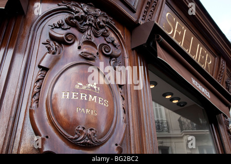 Hermes Shop, Paris, France Stock Photo