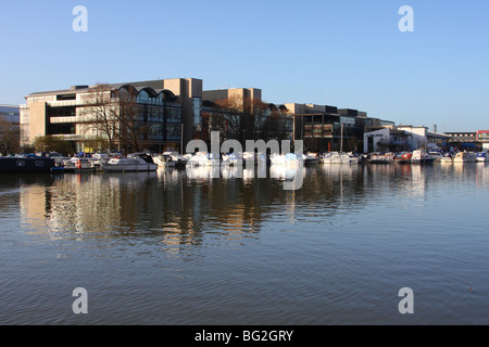 Lincoln University, Brayford Pool, Lincoln, Lincolnshire, England, U.K. Stock Photo