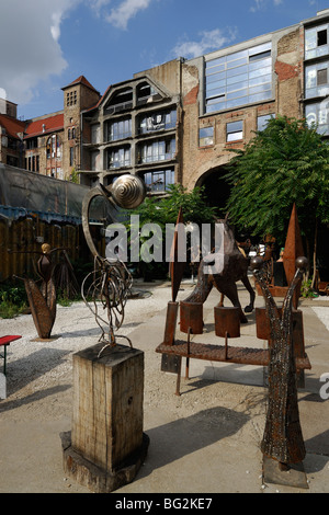 Berlin. Germany. Tacheles Kunsthaus, on Oranienburger Strasse. Stock Photo