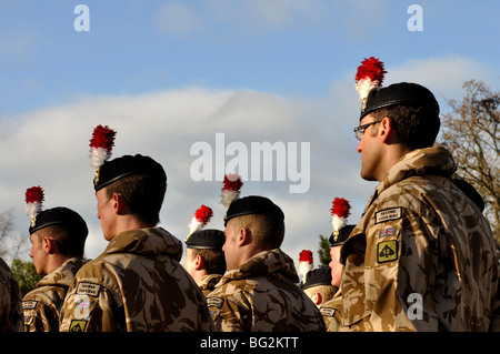 2nd Battalion Royal Regiment of Fusiliers Homecoming Parade, Warwick, Warwickshire, England, UK Stock Photo