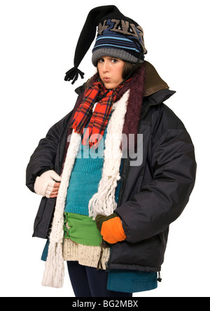 Woman winter clothes layers hi-res stock photography and images - Alamy