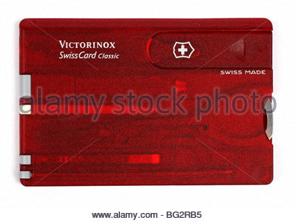 Victorinox SwissCard classic Stock Photo