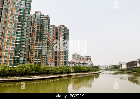 New and modern residential blocks are being built all over China. Stock Photo