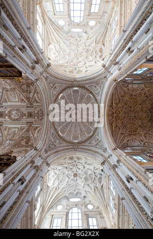 The dome over the nave of the Santa Iglesia cathedral, the mosque of Cordoba, Andalusia, Spain Stock Photo