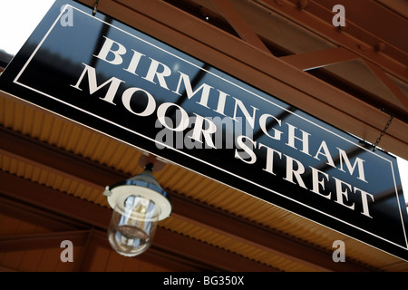 Moor Street station in Birmingham. Stock Photo