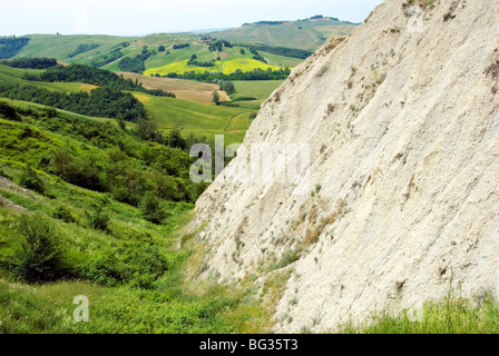 Crete Senesi area, near Asciano, Siena Province, Siena, Tuscany, Italy, Europe Stock Photo