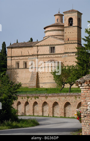 Urbino. Italy. The renaissance church of San Bernardino. Stock Photo