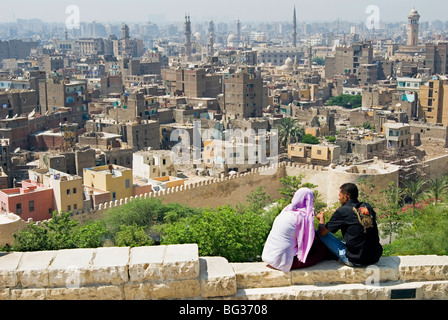 Al Azhar area, Islamic Cairo, Cairo, Egypt, North Africa, Africa Stock Photo