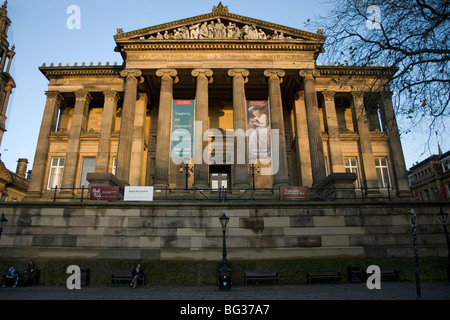 Preston town centre Harris Museum, Art Gallery & Library Stock Photo