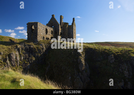 Dunskey Castle, The Rhins, Dumfries & Galloway, Scotland. Stock Photo