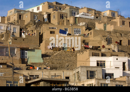 Houses in Kabul city, Afghanistan. Stock Photo