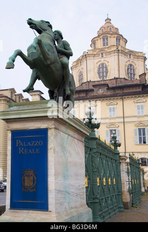 The Royal Palace, Turin (Torino), Piedmont, Italy, Europe Stock Photo