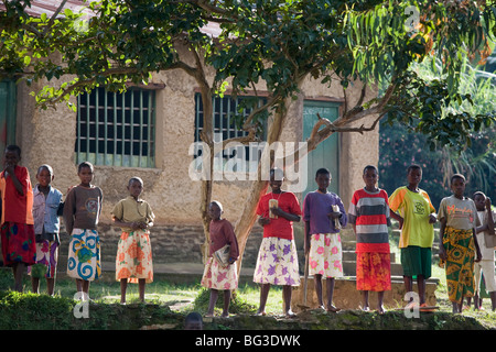 Village of Masango, Cibitoke Province, Burundi, Africa Stock Photo