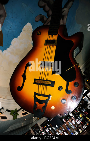 Hard Rock Cafe bar in Kuta beach, Bali, Indonesia Stock Photo