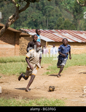 Village of Masango, Province of Cibitoke, Burundi, Africa Stock Photo