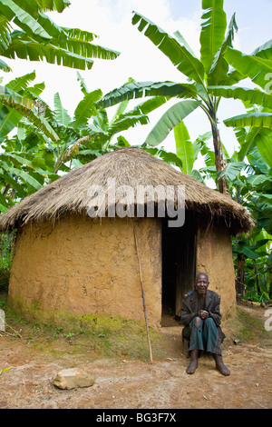 Village of Masango, Province of Cibitoke, Burundi, Africa Stock Photo