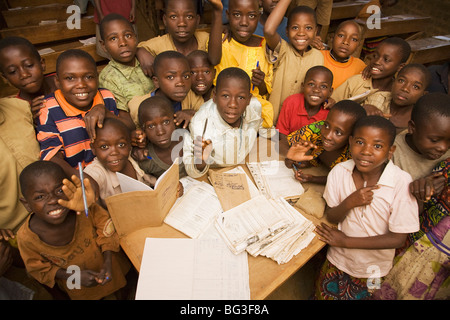 Village of Masango, Province of Cibitoke, Burundi, Africa Stock Photo