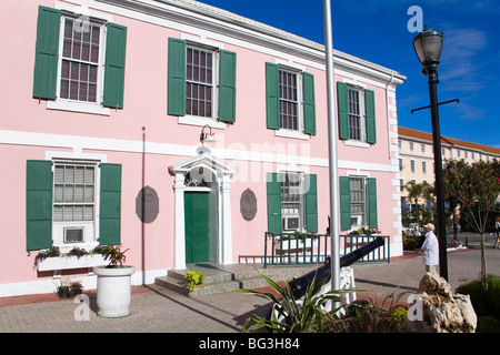 Parliament Building, Nassau, New Providence Island, Bahamas, West Indies, Central America Stock Photo