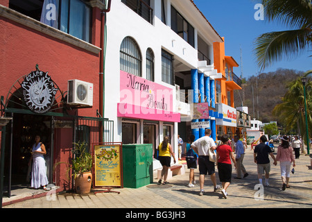 Santa Cruz Port, Bahias de Huatulco, Oaxaca State, Pacific Coast, Mexico, North America Stock Photo