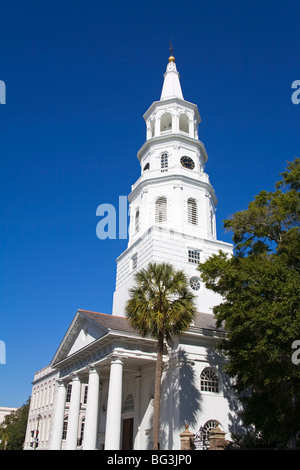 St. Michael's Episcopal Church, Charleston, South Carolina, United States of America, North America Stock Photo