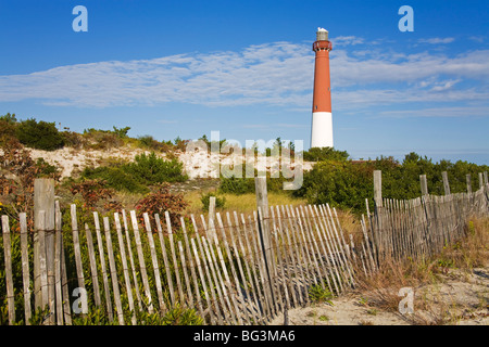 Barnegat Lighthouse in Ocean County, New Jersey, United States of America, North America Stock Photo